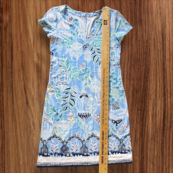 Lilly Pulitzer Blue Peri Lapis Lanterns UPF 50+ Sophiletta Dress sz. S - Picture 7 of 7